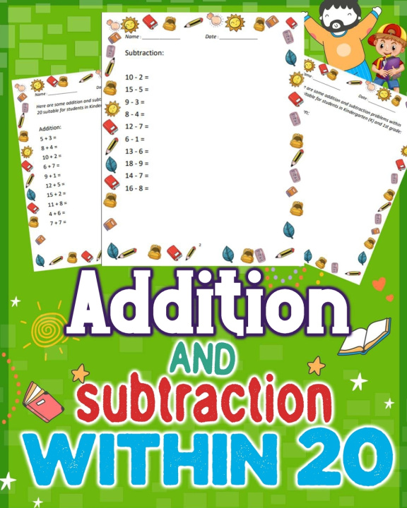 Knjiga Addition and Subtraction Within 20 James Samantha