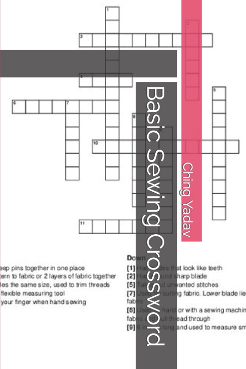 Kniha Basic Sewing Crossword Ching Yadav