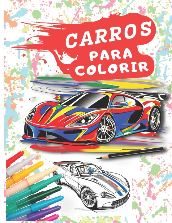 Kniha Carros para colorir Wesley Teixeira Noronha