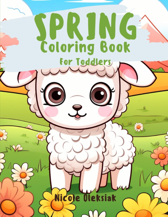 Kniha Spring Coloring Book Nicole Oleksiak