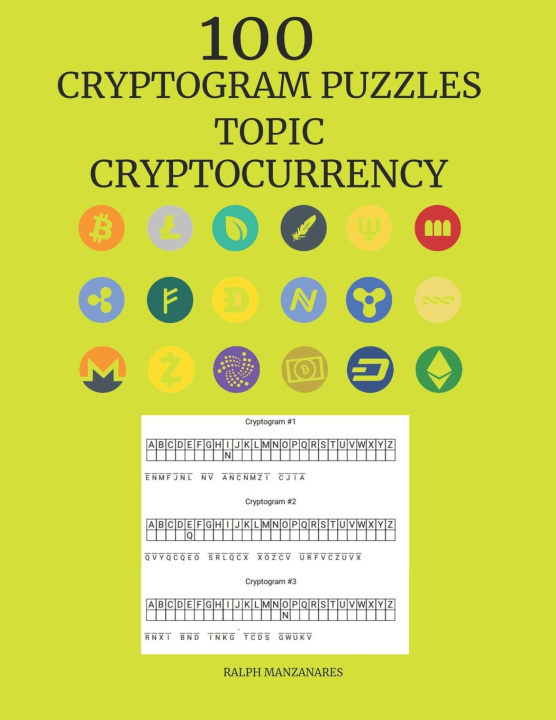 Kniha 100 Cryptogram Puzzles Ralph Manzanares