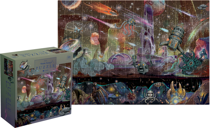 Gra/Zabawka Puzzle 500 elementów. Metallic Fantasy Space Quest 