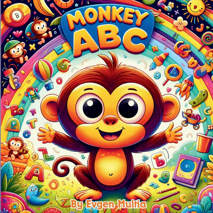 Kniha Monkey ABC Evgen Multia