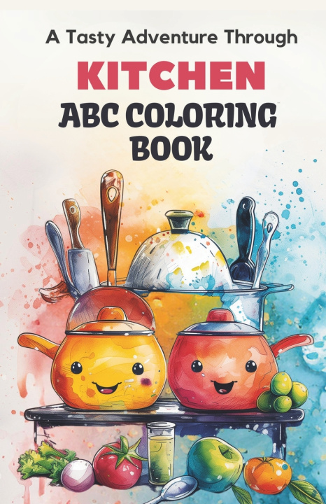 Kniha ABC Kitchen Coloring Adventure Subitcha Poorani Subramanian