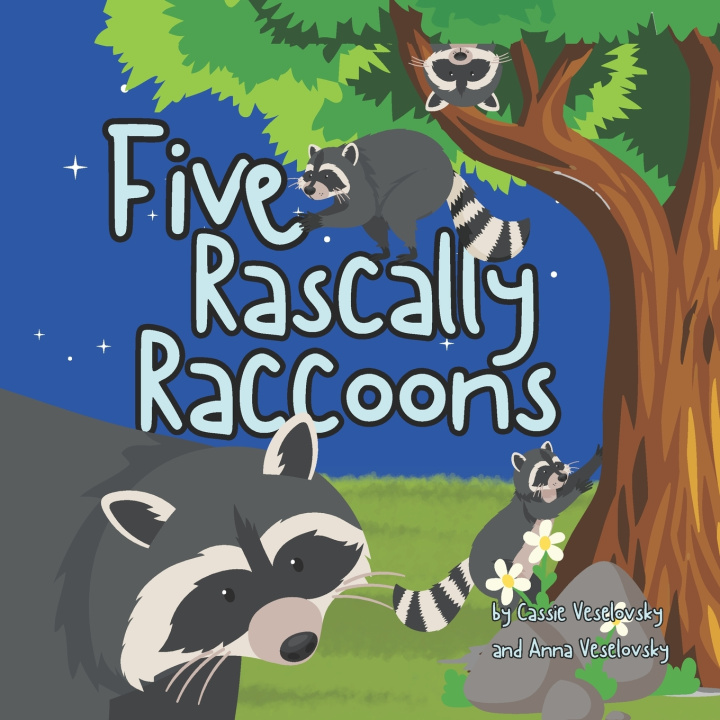 Książka Five Rascally Raccoons Cassie Veselovsky