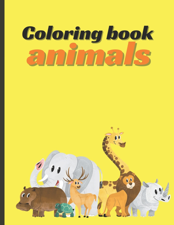 Książka Animals coloring book Fero Felo