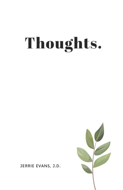 Kniha Thoughts Jerrie Evans J.D.
