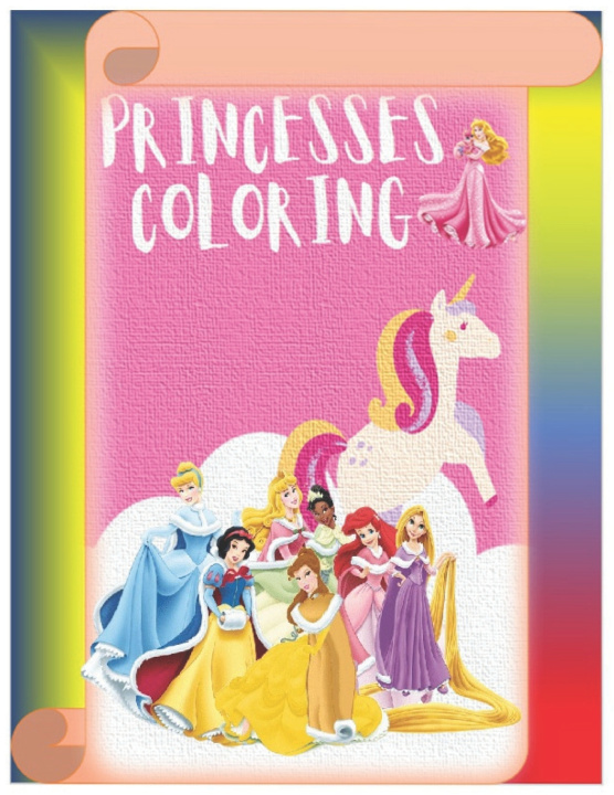 Książka Princesses coloring MED ORK