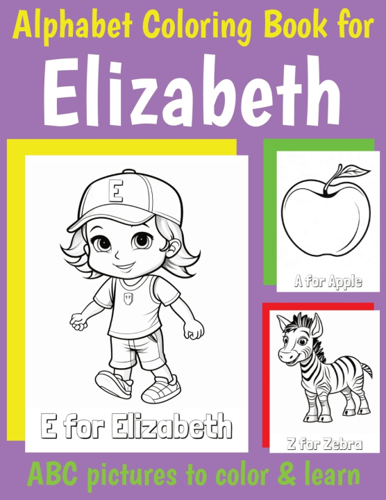 Książka ABC Coloring Book for Elizabeth My Little Book Of