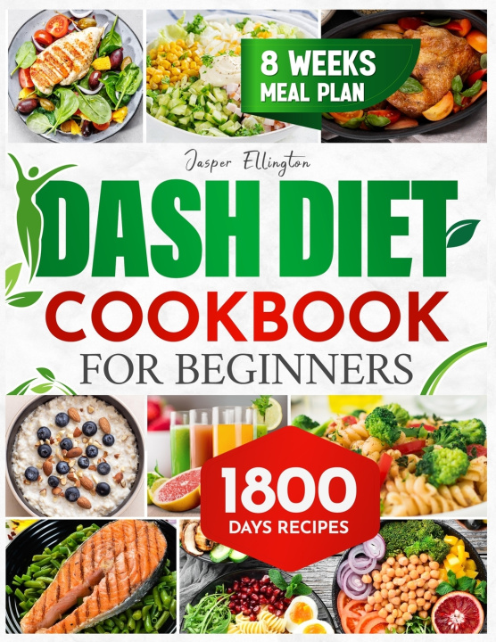 Książka Dash Diet Cookbook for Beginners Jasper Ellington