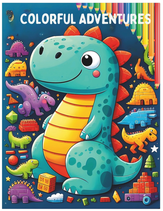 Knjiga Coloring with Dinosaurs M R P