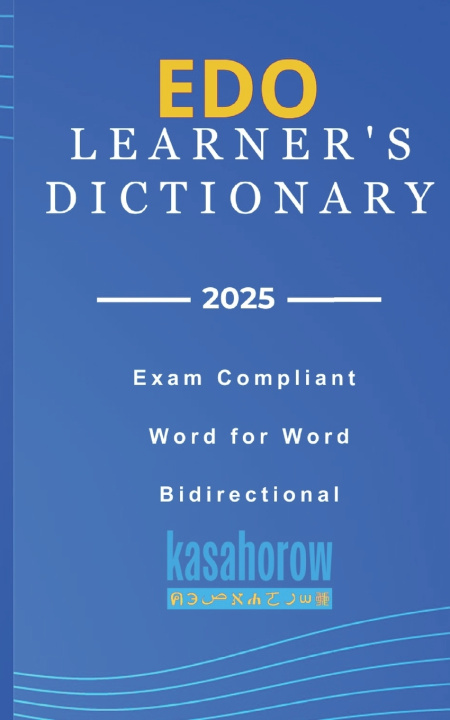 Knjiga Edo Learner's Dictionary kasahorow