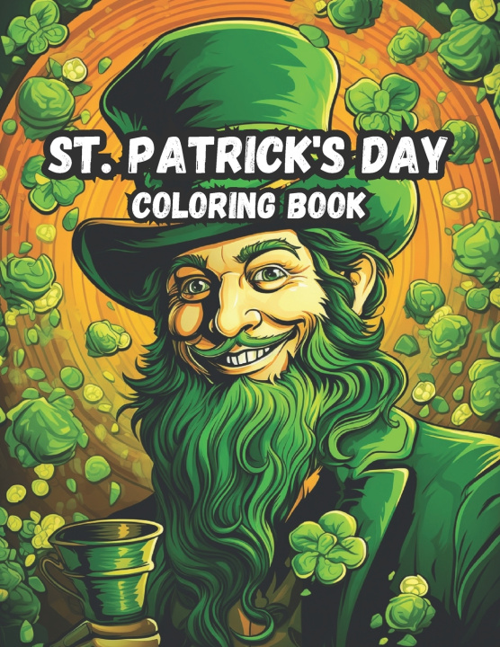 Książka St. Patrick's Day Coloring Book Droma Simple Books