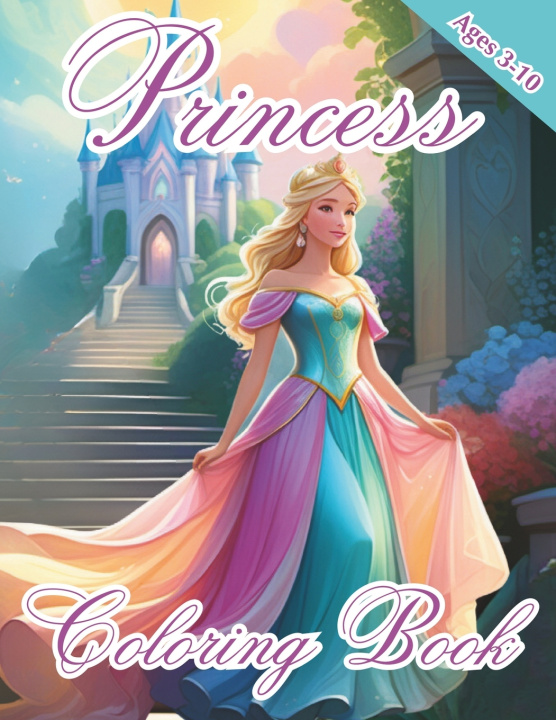 Książka Princess Coloring Book Natural State Coloring