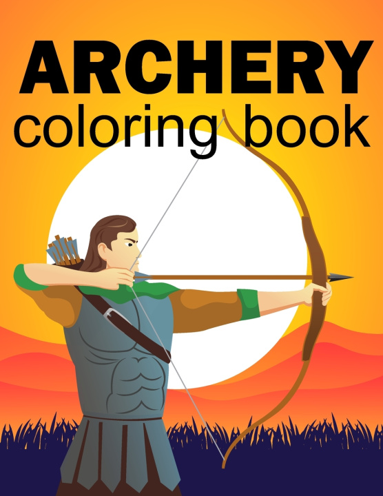 Knjiga archery Coloring book ADD COLORS