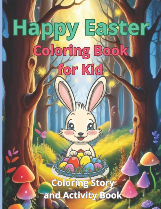 Książka Happy Easter Coloring Book for Kid PettyPet Books