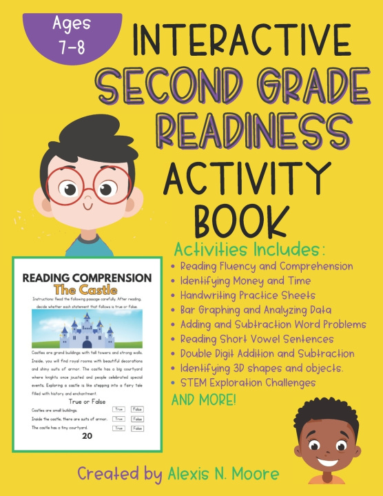 Kniha Interactive 2nd Grade Readiness Activity Book Alexis N Moore