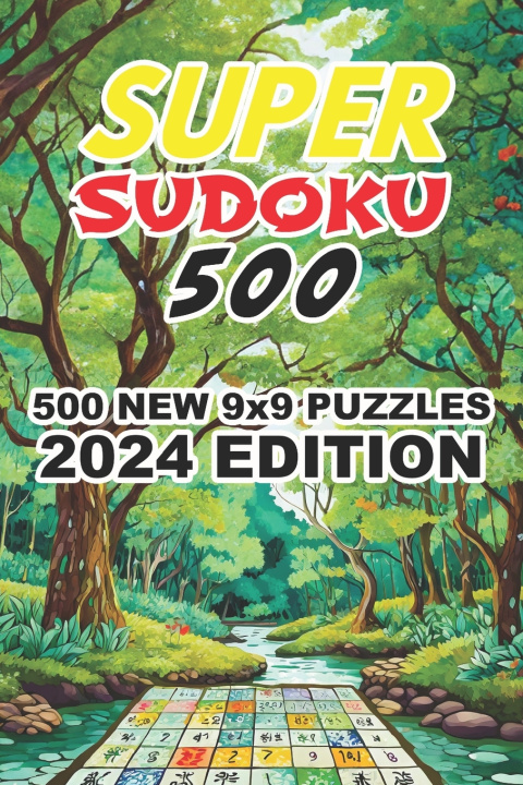 Kniha SUPER Sudoku 500 - 2024 Edition Tim Mentuis
