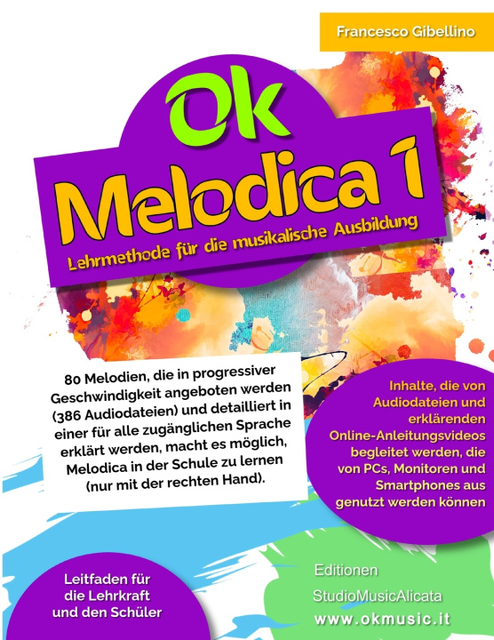 Kniha OK MELODICA VOL. 1 - 80 MELODIEN/386 AUDIODATEIEN Francesco Gibellino