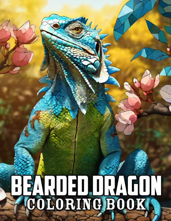 Książka Bearded Dragon Coloring Book Trenton Bingham