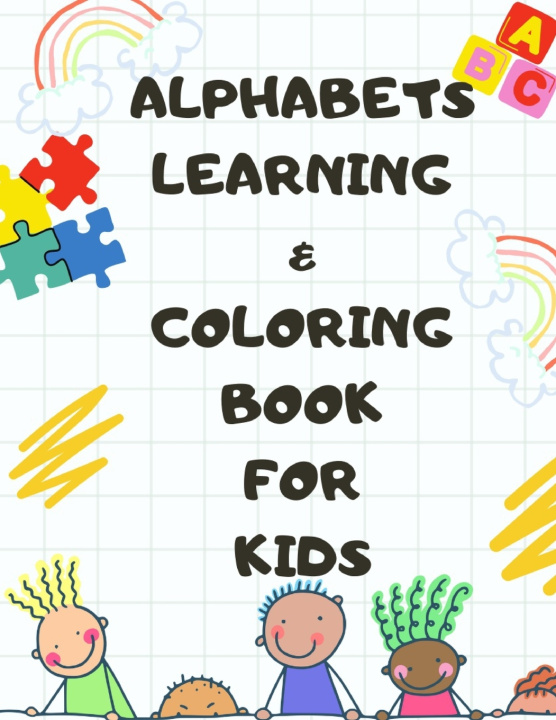 Książka Alphabets Learning and Coloring Book for Kids Jegatheesh Pandian