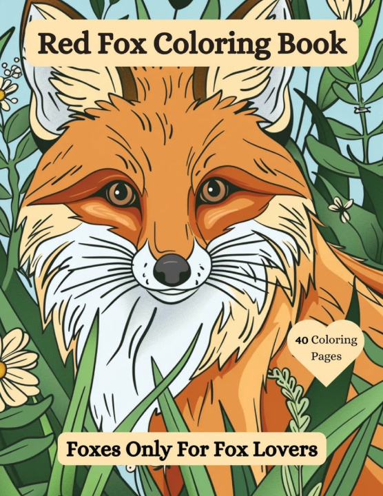 Książka Red Fox Coloring Book Joanne McGonagle