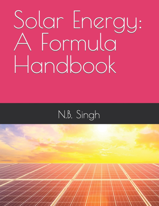 Książka Solar Energy N.B. Singh