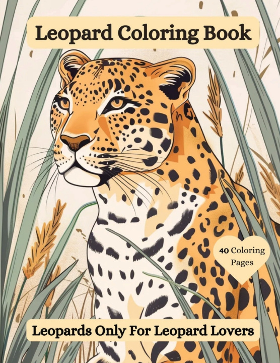Książka Leopard Coloring Book Joanne McGonagle