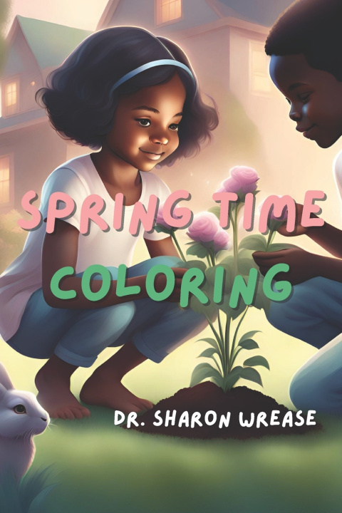 Kniha Spring Coloring Book Sharon Wrease