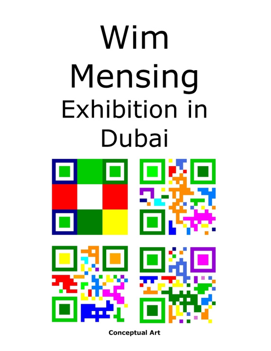 Kniha Wim Mensing Exhibition in Dubai Wim Mensing