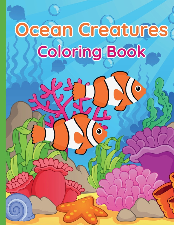 Kniha Ocean Creatures Coloring Book Michelle Urra