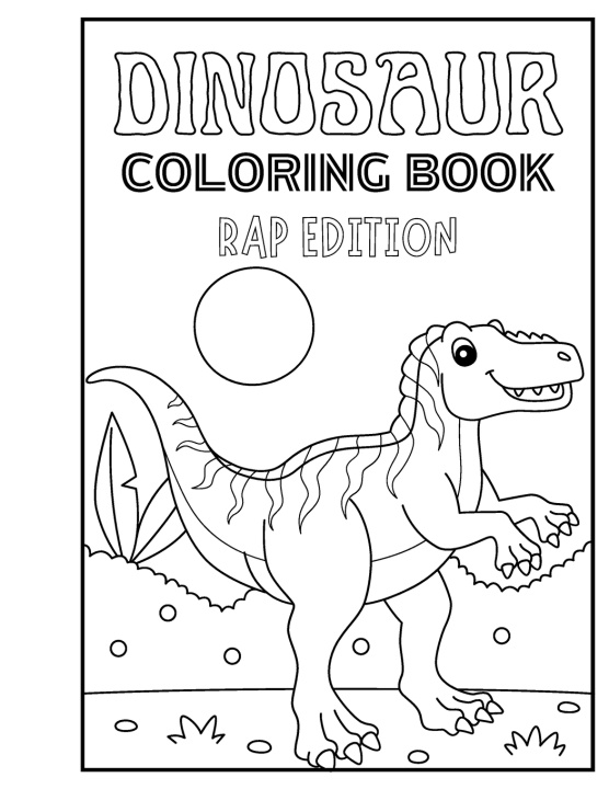 Kniha Dinosaur Coloring Book Lauren Houk