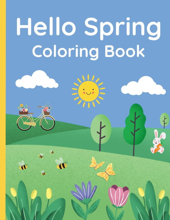 Książka Hello Spring Coloring Book Michelle Urra