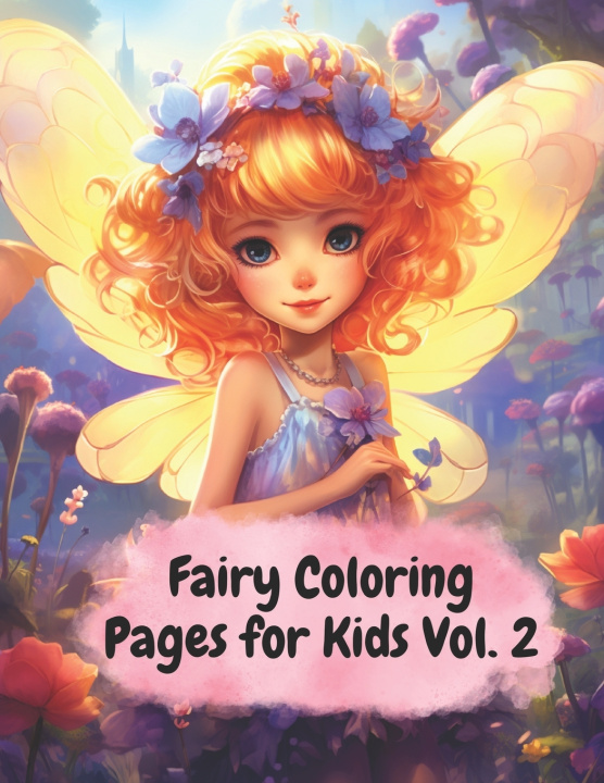 Książka Fairy Coloring Pages for Kids Vol. 2 Maria Beatriz Dominguez