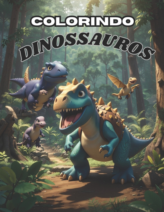 Książka Colorindo Dinossauros Gleydson Barroso
