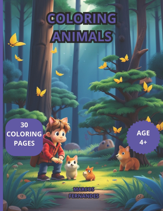 Knjiga COLORING ANIMALS Marcos Fernandes