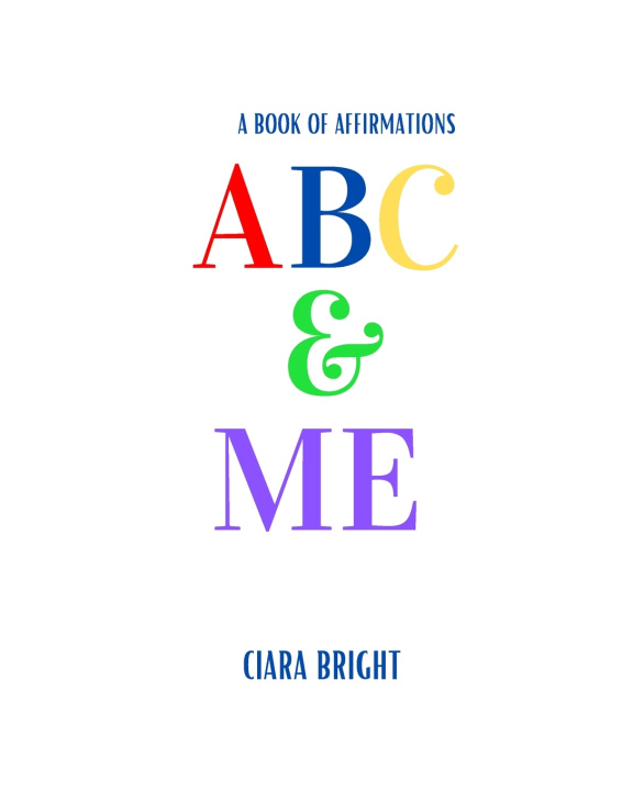Książka ABC & Me Ciara Bright