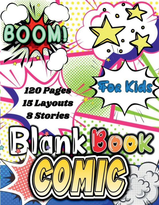 Kniha Blank Comic Book. Blake Mcnee