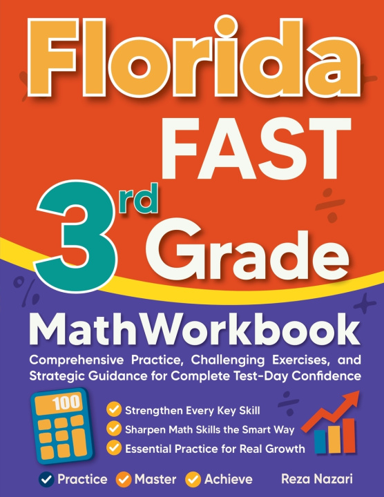Kniha Florida FAST 3rd Grade Math Workbook Reza Nazari