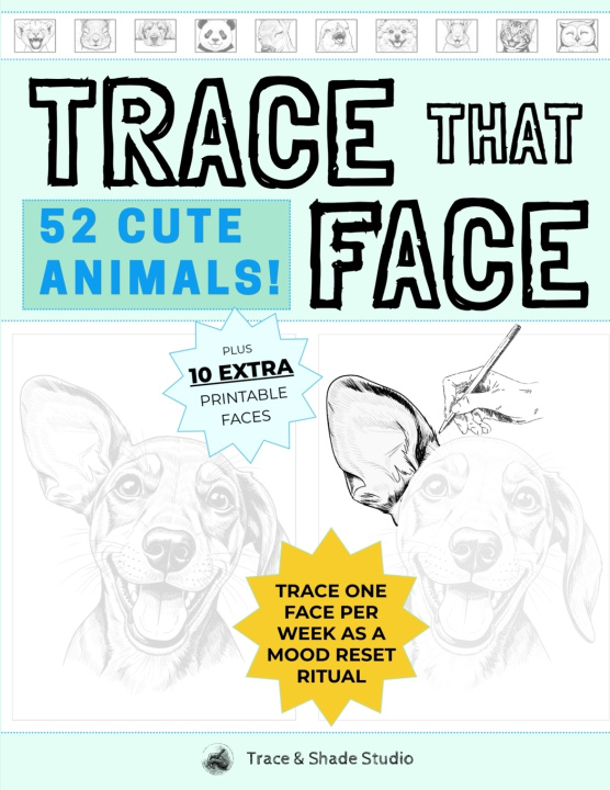 Kniha Trace That Face Trace and Shade Studio