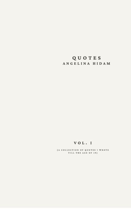 Kniha Quotes Angelina Hidam
