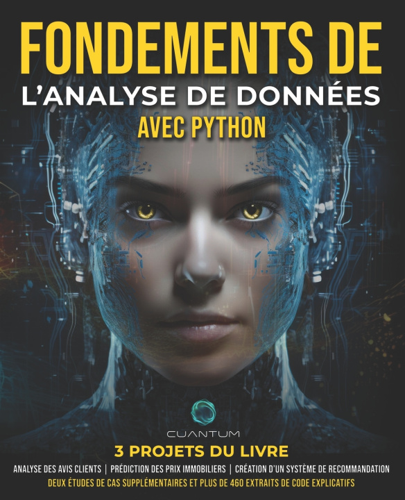 Kniha Fondements de l'Analyse de Données avec Python Cuantum Technologies