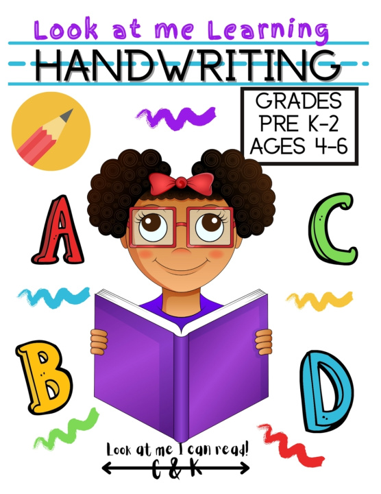 Kniha Handwriting Practice Workbook Look at me I can read