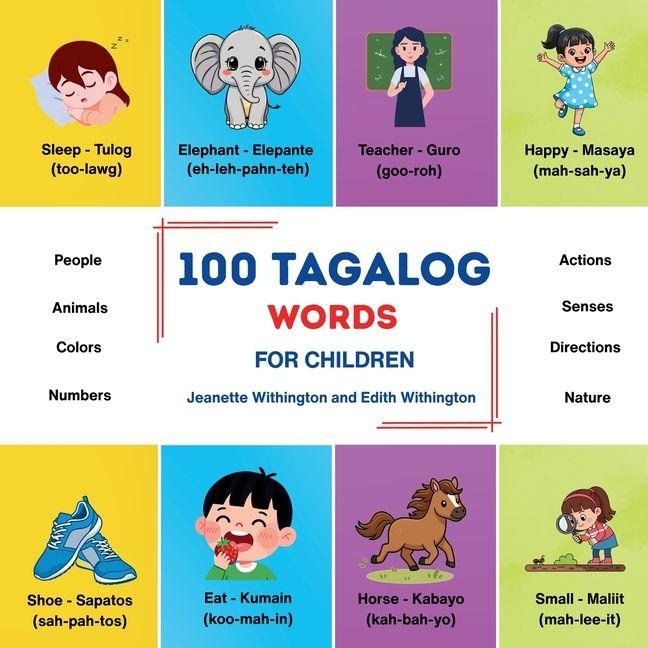 Książka 100 Tagalog Words for Children Edith Withington