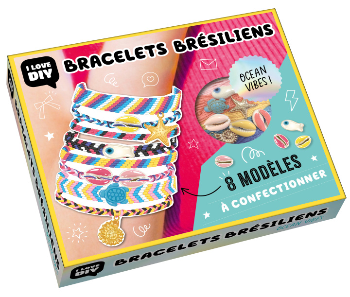 Kniha Coffret bracelets brésiliens Ocean vibes 