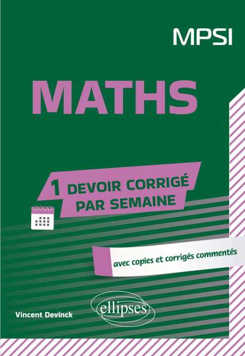 Kniha Mathématiques. MPSI Devinck