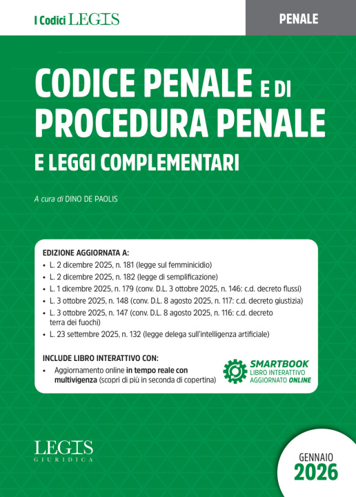 Kniha Codice penale e di procedura penale e leggi complementari 