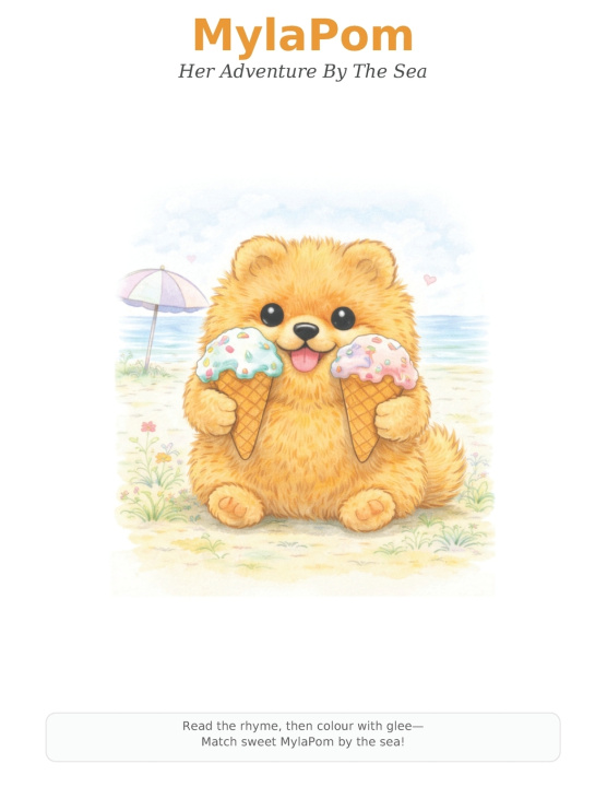 Kniha "MylaPom" Myla Fluffy Paws