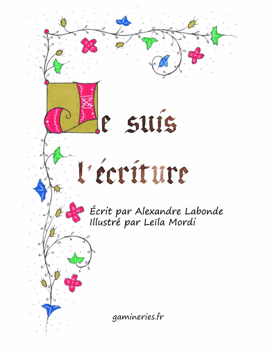Kniha Je suis l'écriture Labonde