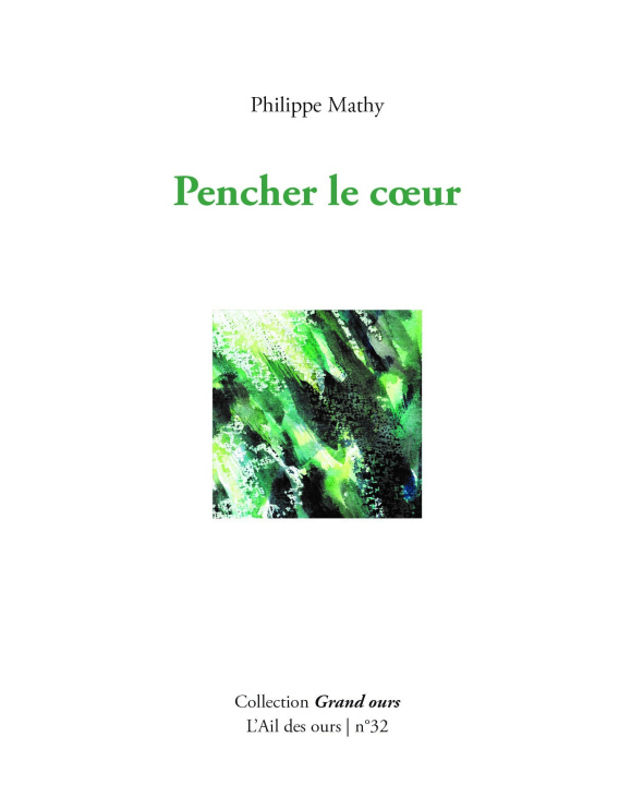 Kniha Pencher le coeur Mathy